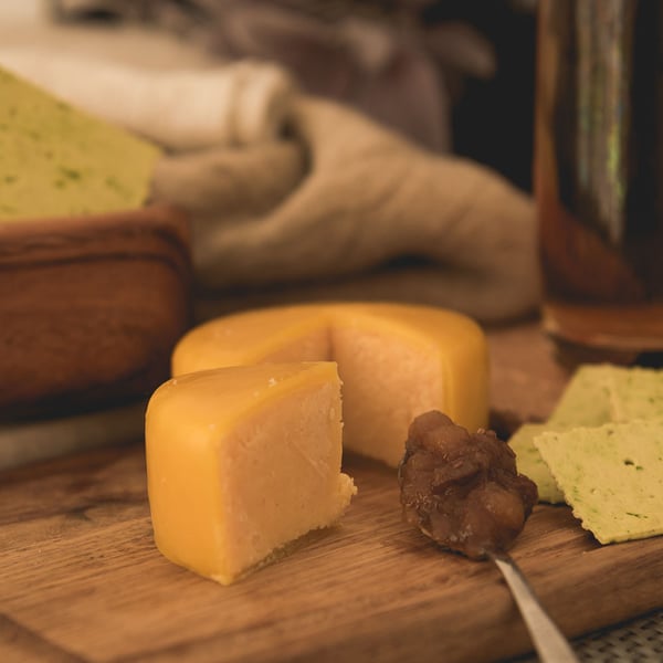 Smoked, a 200g truckle of flavoured cheddar